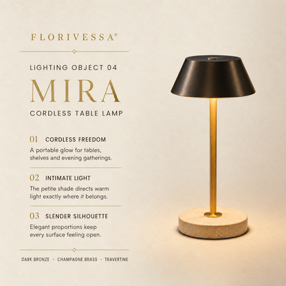 Florivessa® Mira Cordless Table Lamp