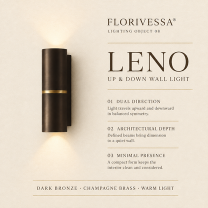 Florivessa® Leno Up & Down Wall Light