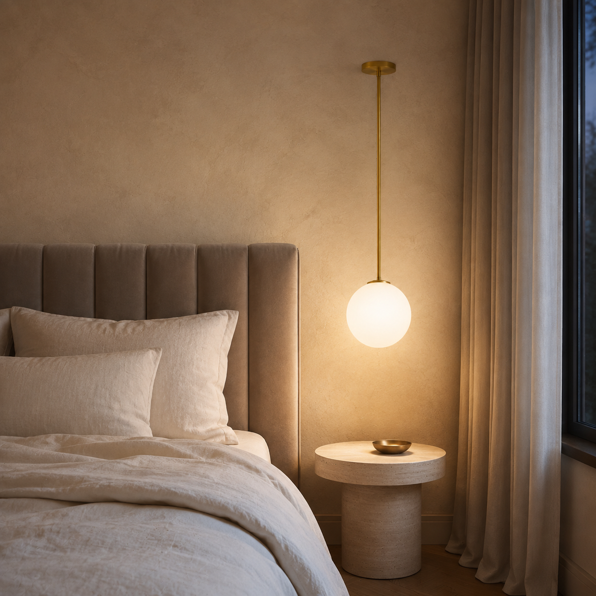 Florivessa® Eliora Opal Globe Pendant Light