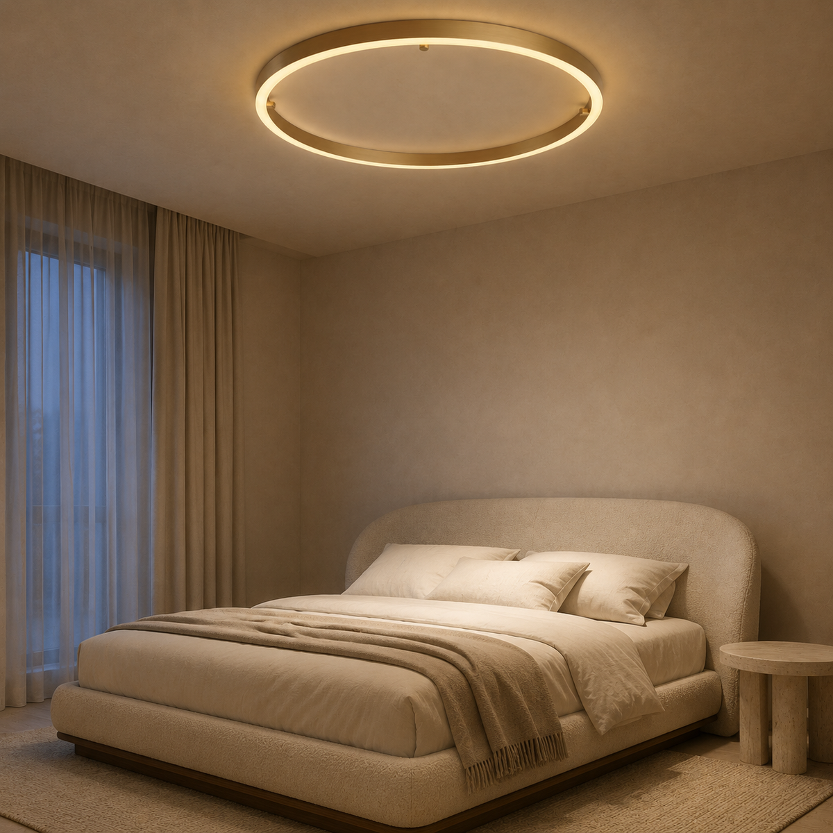 Florivessa® Circa Brass Ring Ceiling Light